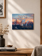 2027 Calendar - Mont Blanc Massif