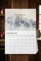 Calendrier FÉVRIER - style Janvier